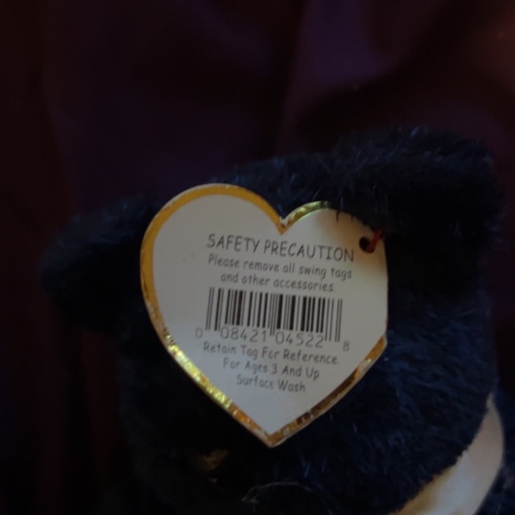 TY VINTAGE BEANIE BABY pops the bear - Picture 3 of 3